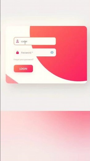 Viral Login Page Design Using HTML & CSS ✨