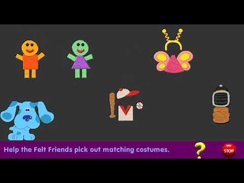 Blue's Clues - Felt Friends Dress Up