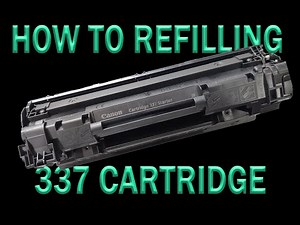 How to Refill Canon 337 Cartridge #337 Cartridge refill kaise kare