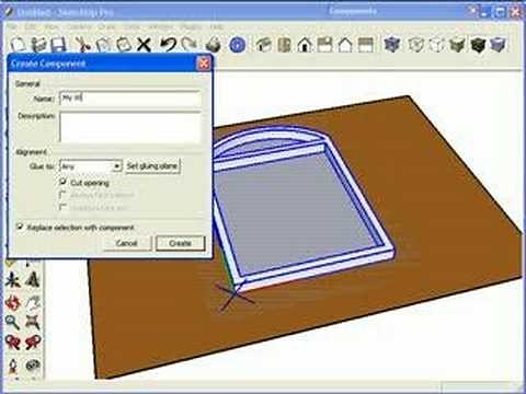 SketchUp - Creating a "Cutting" Component