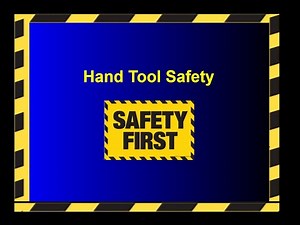 Hand Tool Safety