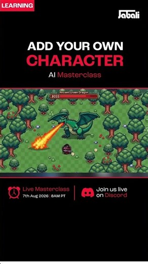 Turn Your Own Character into a Playable Game | LIVE AI Masterclass