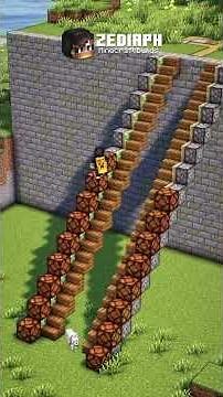 How to Build a Simple & Cool Escalator in Minecraft! 🛗 | #Minecraft #Building #Redstone