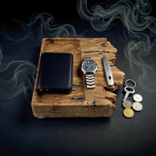 JHC Maple Burl Live Edge Caddy/valet Tray - Etsy