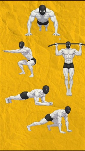 How to build a strong body by home workout ✅