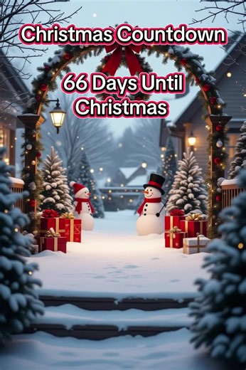 Christmas Countdown: 66 Days Until Christmas 2025