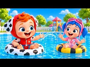 Swiming Song | Family At the Swimming Pool | Nursery Rhymes And Kids Songs | Songs For Kids
