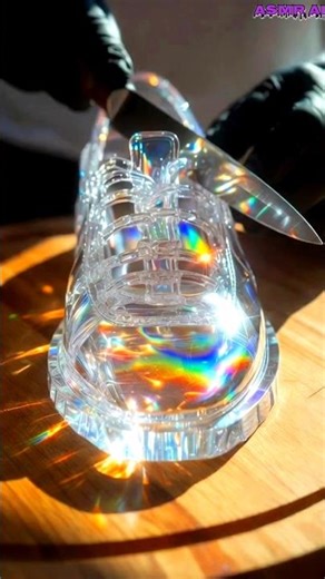 TRANSPARENT SHOE | ASMR SATISFYING 💗#new #shorts