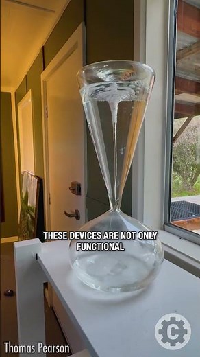 Hydrosammia: The Handblown Water Thief Hourglass 💧😲