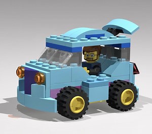 LEGO MOC-49099 10698 Rallye Race Car (City 2020)