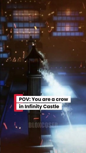 Crow's POV in Infinity Castle [Dimensional Infinity Fortress] Roblox