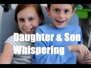 ASMR Daughter and Son Whispering and Reading