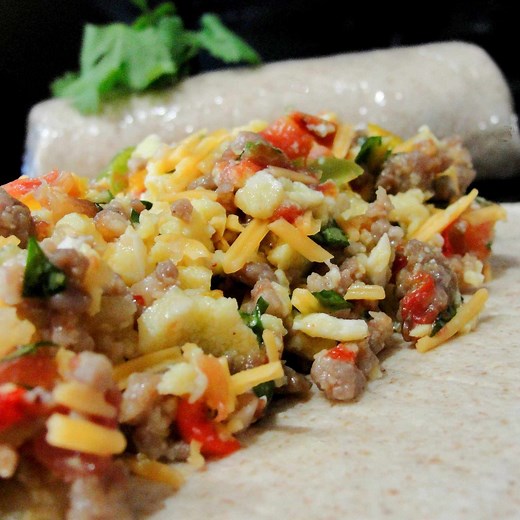 Southwest Breakfast Burritos