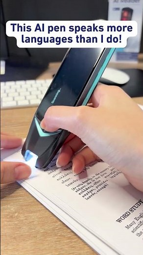 This AI pen speaks more languages than I do! 🖊🌏 #translation #techtools #smartgadgets