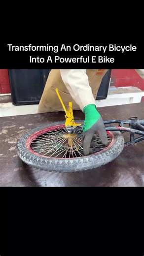 Master Welder Crazy Idea! Transforming An Ordinary Bicycle Into A Powerful E Bike #build #transforming #ebike #diy #welding