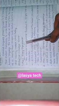 Analyse historical evolutionof natural language processing(NLP)inAI in Telugu with notes/@lasya tech