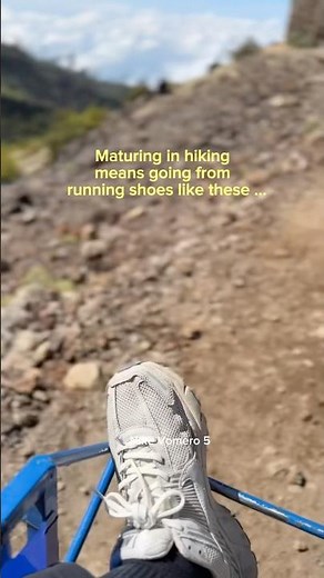 From running shoes to Salomon XT-6 #hiking #hikingadventures #salomon