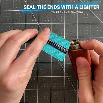 How to use Zipper Tape by the Metre/Yard