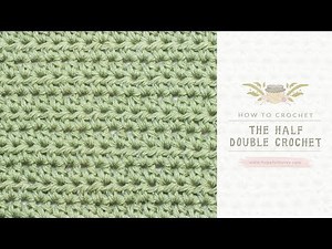 How To: Crochet A Half Double Crochet (US Terms) | Easy Tutorial by Hopeful Honey