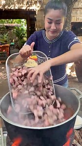 Yummy beef cooking with Sreypov-004 | cooking girl