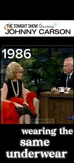 Joan Rivers with Johnny #1986 #joanrivers #thetonightshow
