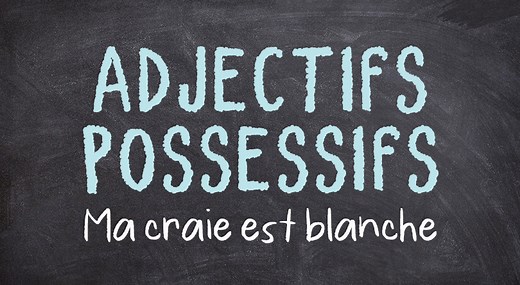 Les adjectifs possessifs – France Podcasts