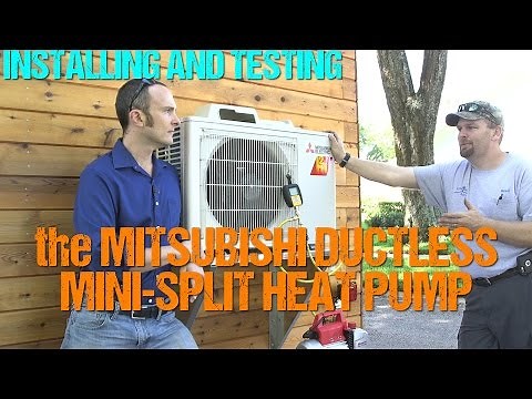 Installing & Testing a Mitsubishi Ductless Mini-Split in a Tiny House with Brad Lemley