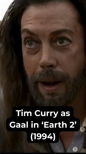 "You must trust me, Poppet..." Tim Curry as Gaal and J. Madison Wright as True in the 1994 TV series 'Earth 2' | Tim Curry News