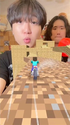 Minecraft Racing Beatbox Game 🏁Block Race Beatbox! #tiktok #beatbox