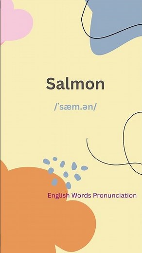 How to Say Salmon | Word Pronunciation Guide