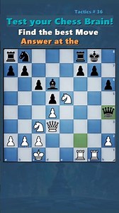 Tactics 36 #chesstactics #chessimprovement #chess