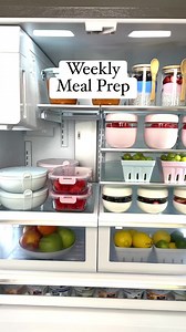 1.2M views · 10K reactions | Weekly meal prep ✨ #mealprep #mealprepping #mealprepideas | Planted in the Kitchen | Facebook