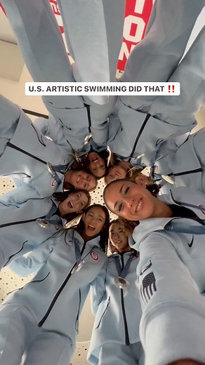 Team USA on Instagram: "When @usaartisticswimming wins the first team medal in two decades 🙂‍↕️ #ParisOlympics"