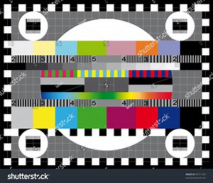 Color Card Test Tv Screen Animated Stock Vector (Royalty Free) 93711220 | Shutterstock