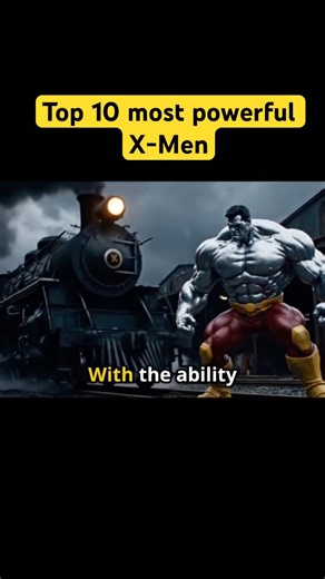 Top 10 most powerful X-Men #marvel