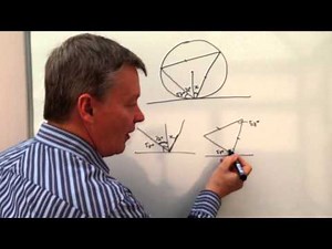 Circle Theorem Exam Question - Alternate Segment and Tangent