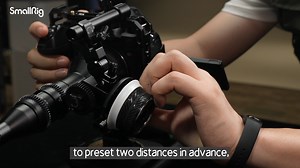 🎥Get the our new mini follow focus now: https://bit.ly/3cuLlcj ✨The adjustable A/B hard stops let you preset two distances for fast and reliable focus pulling! #followfocus #autofocus #filmmaker #filmmaking | SmallRig