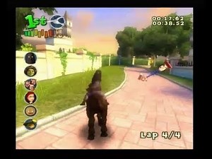 Shrek Smash N' Crash Racing PS2 Thelonious Racing in Far Far Away Cup