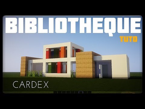 COMMENT FAIRE UNE BIBLIOTHEQUE SUR MINECRAFT ?!