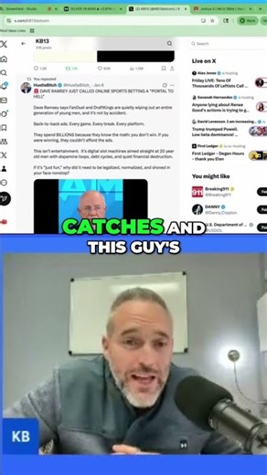 Dave Ramsey's Warning: Sports Betting Destroys Young Generation #shorts