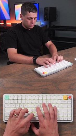 Nuphy Air 75 V3 Mechanical Keyboard Typing Test with Brown Nano Switches