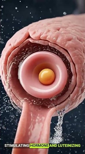 3D Menstrual Cycle Animation Brain & Ovary Hormonal Control Explained