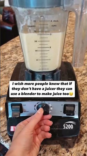 While a juicer and a blender aren’t the same thing, you still can use a blender to make a juice