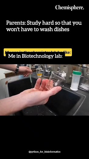 Ashish Singh on Instagram: "When you are a graduate but washing utensils is a major part of your daily life #biotechnology #biology #bioinformatics #genetics #molecularbiology #dna #rna #genomics #proteomics"