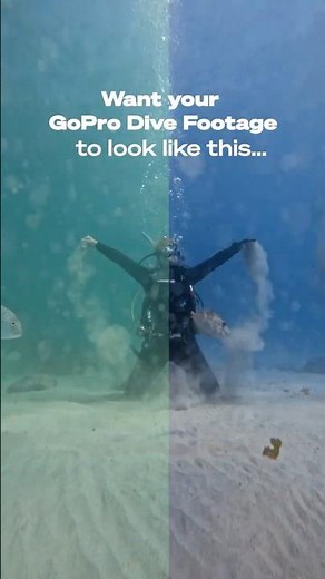 How To Edit your GoPro Underwater footage (Easy Colour Correction for Divers) #gopro #dive #howto