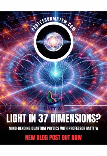 Mind-Bending Quantum Physics: Photon in 37 Dimensions