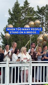 Bridge collapses mid-party