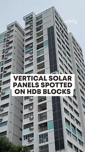40K views · 160 reactions | Have you ever noticed these solar panels on the side of HDB blocks? 樂 | Uchify - Home & Living Inspo For Singaporeans | Facebook