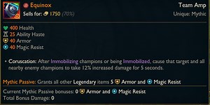 Mythic Items in League of Legends - What Box Game