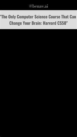 ⌬ AI on Instagram: "CS50: Harvard's Best Course World-class CS education, zero cost. Harvard CS50 covers everything from C to Python to web development. #harvard #computerscience #coding #instagram #startup"